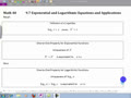 Math 40 9.8A Solve exponential equations